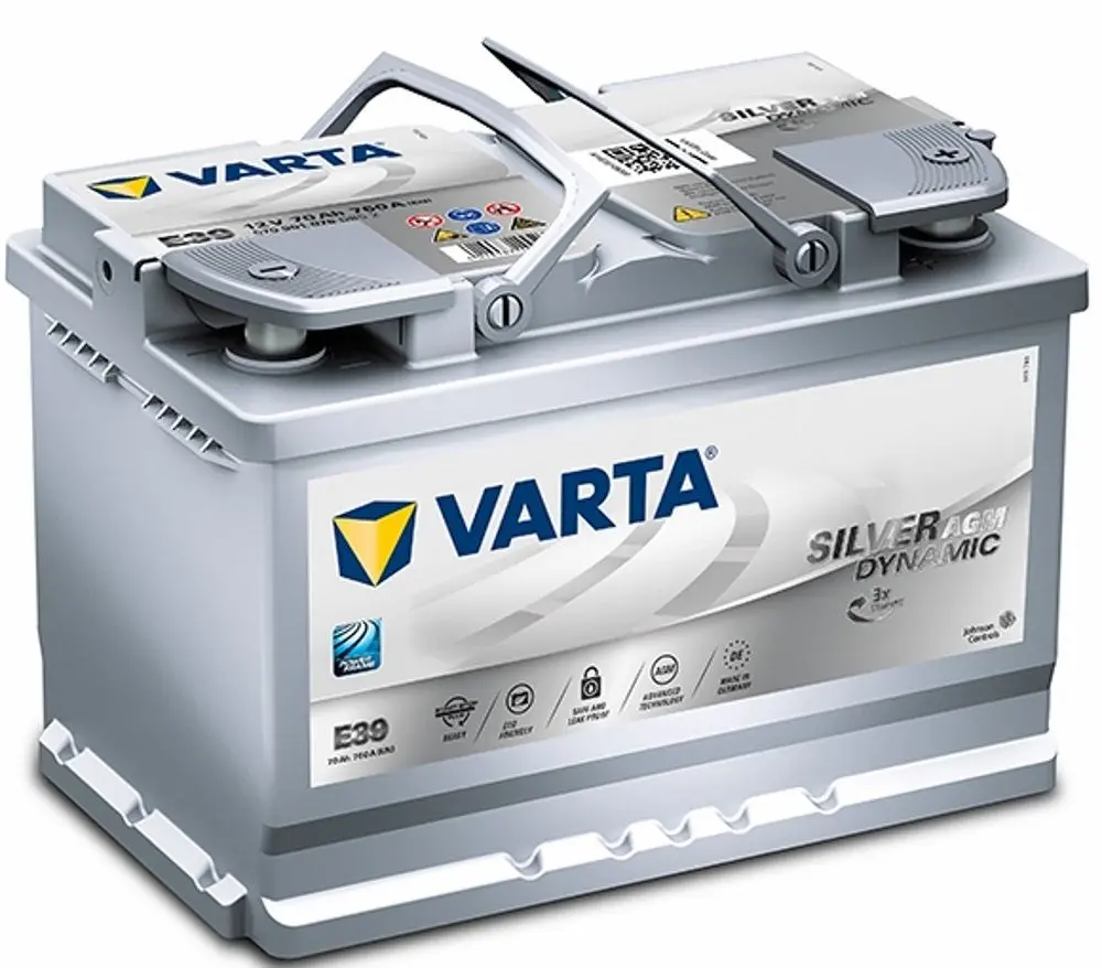 Аккумулятор Varta Silver Dynamic AGM 70Ah 760A (570901076)