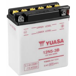 Аккумулятор Yuasa Conventional 12N5-3B 5.3Ah 35A