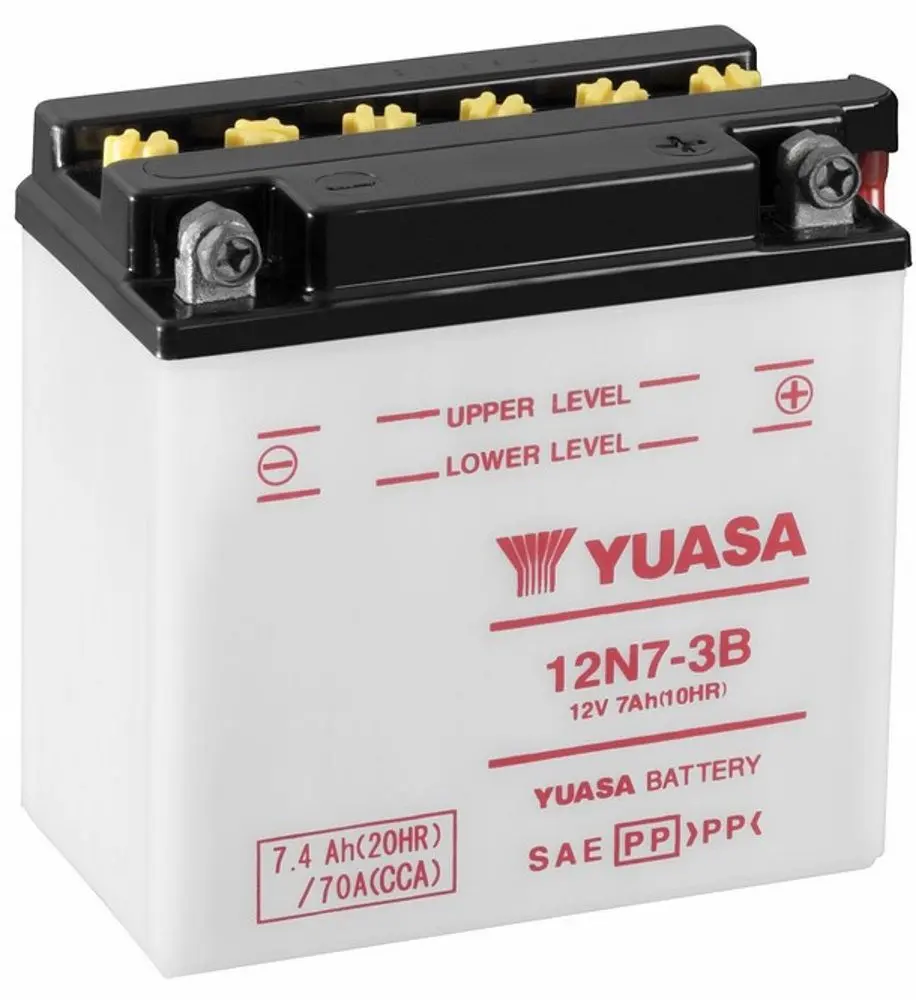 Аккумулятор Yuasa Conventional 12N7-3B 7.4Ah 70A