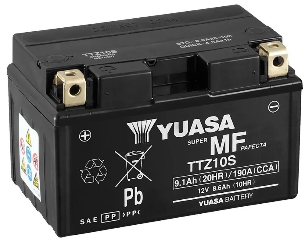 Аккумулятор Yuasa Super MF TTZ10S 9.1Ah 190A