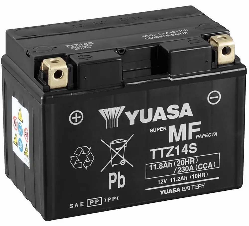 Аккумулятор Yuasa Super MF TTZ14S 11.8Ah 230A