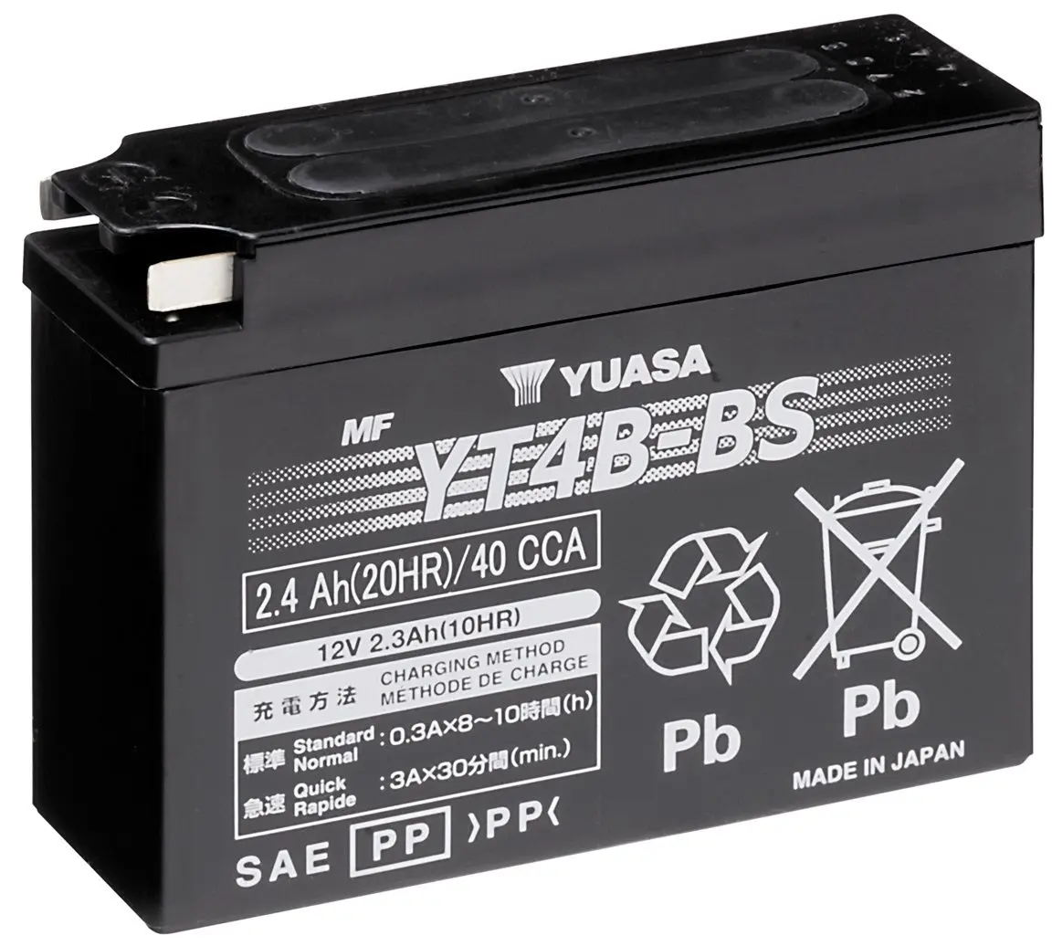 Аккумулятор Yuasa YT4B-BS 12V 2.3Ah