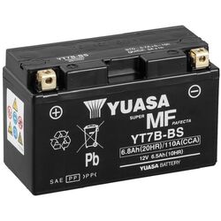 Аккумулятор Yuasa YT7B-BS 12V 6.5Ah
