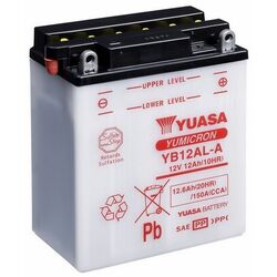 Аккумулятор Yuasa Yumicron YB12AL-A 12.6Ah 150A