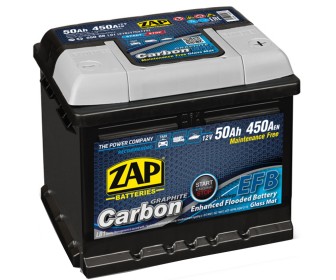 Acumulator Zap Carbon EFB 50Ah 450A 55008