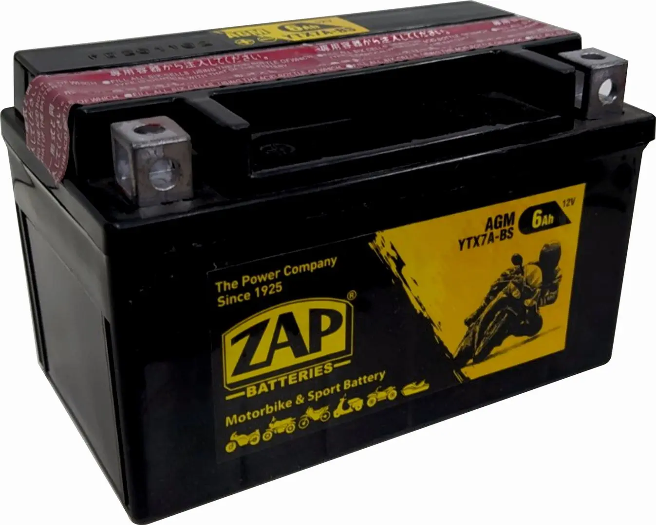 Acumulator Zap Moto YTX7A-BS 6Ah