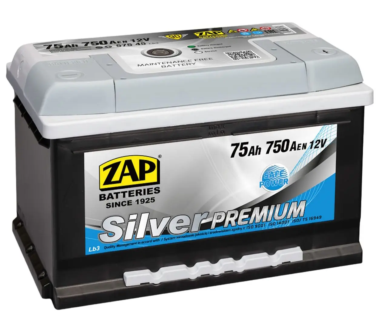 Acumulator Zap Silver Premium 75Ah 700A