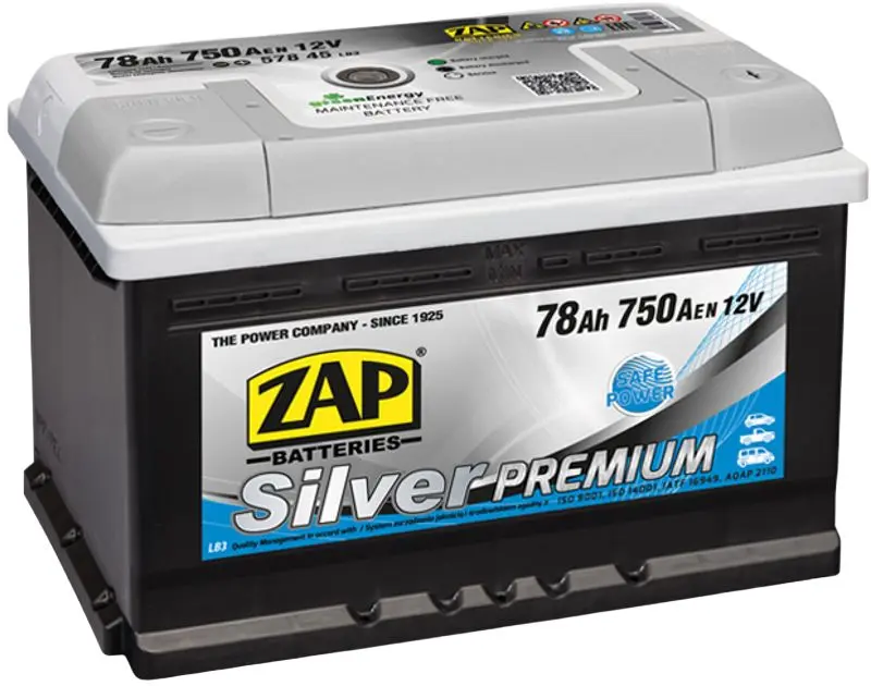 Acumulator Zap Silver Premium 78Ah 750A 57845