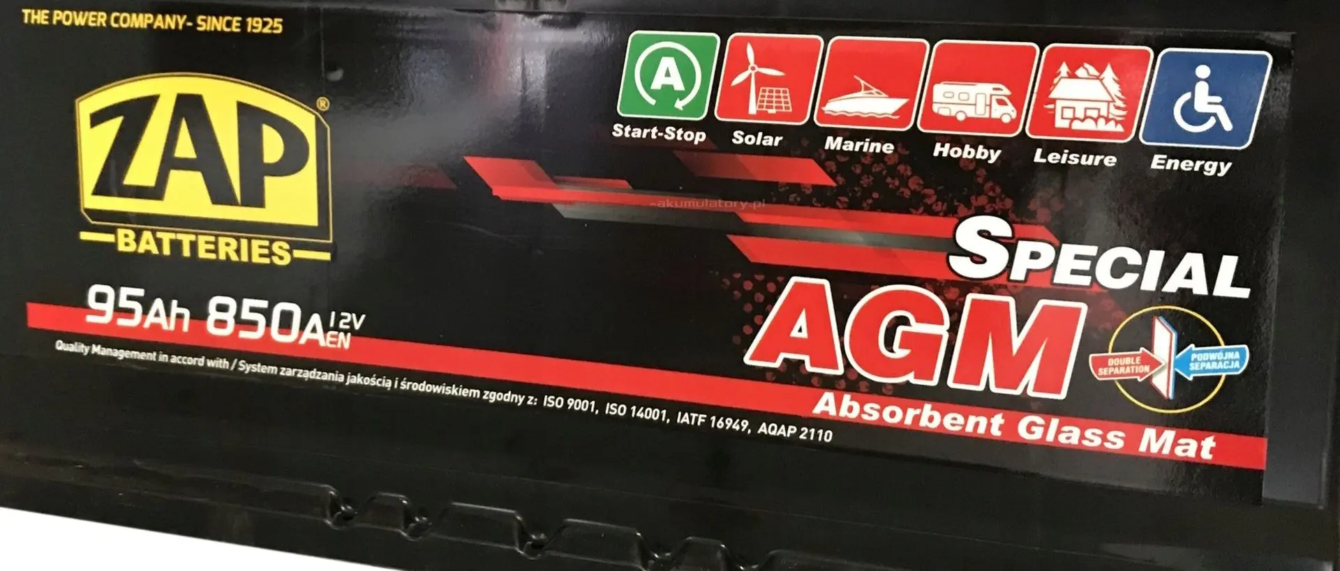 Acumulator Zap Special AGM 95Ah 850A