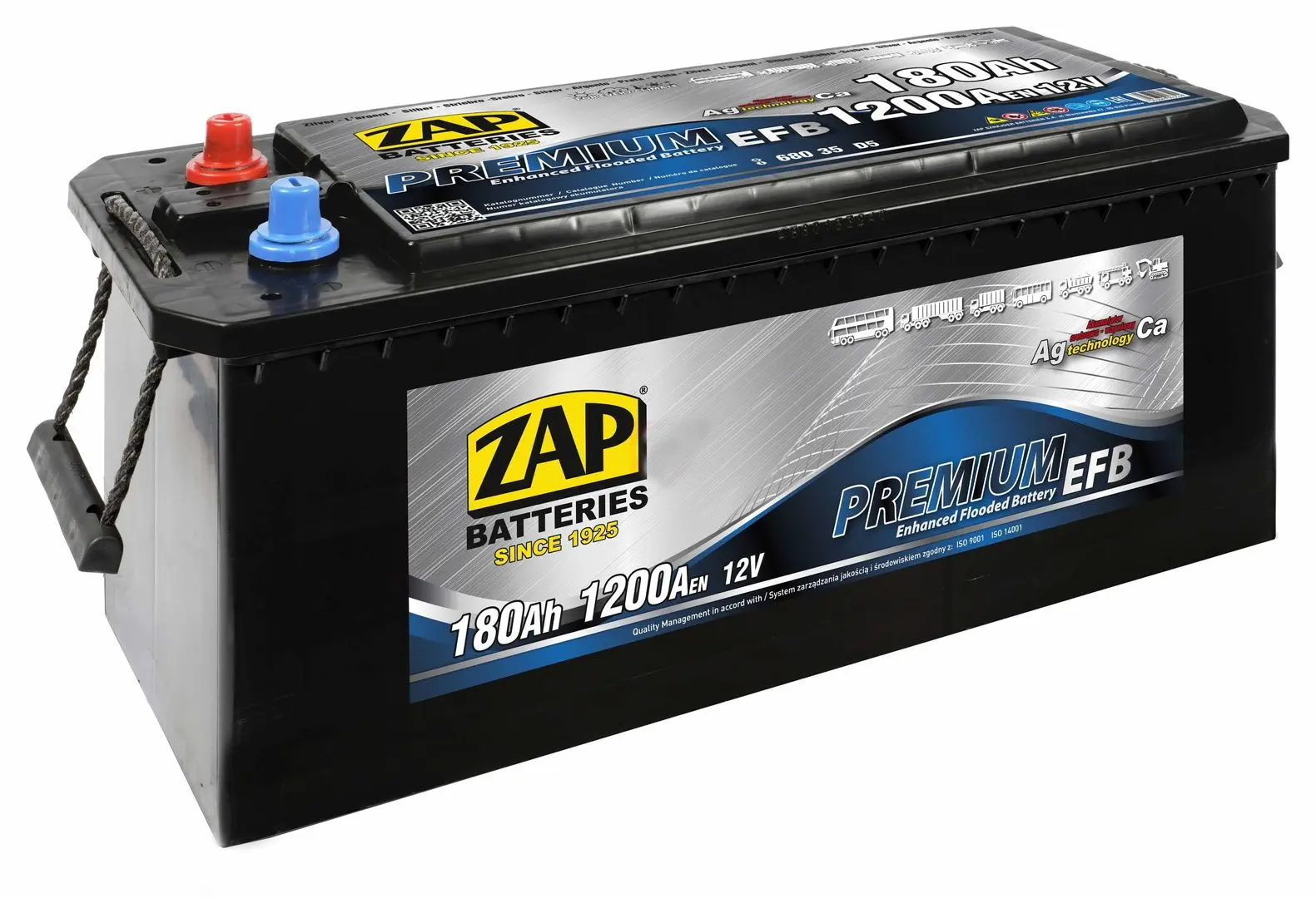 Acumulator Zap Truck Premium EFB 225Ah 1200A