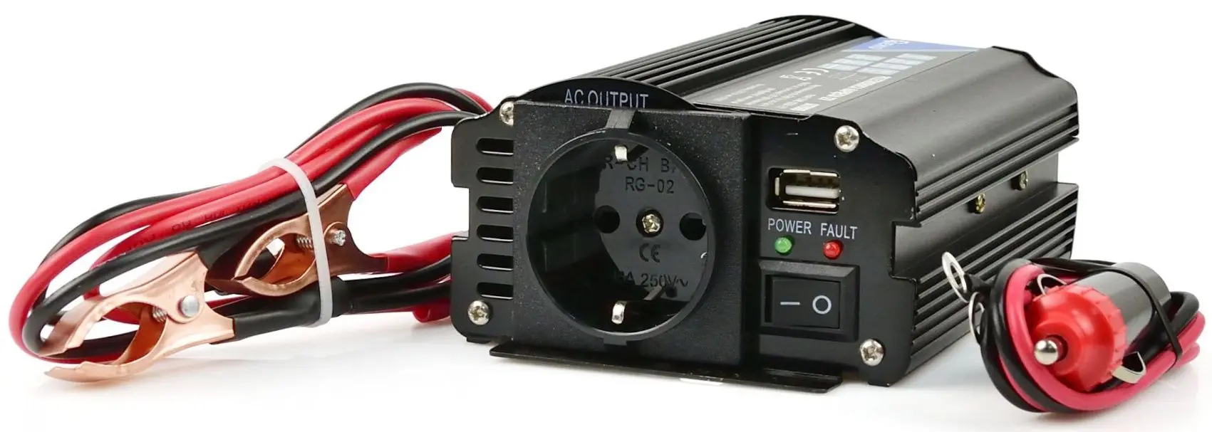 Invertor auto Geko G17001 (Black)