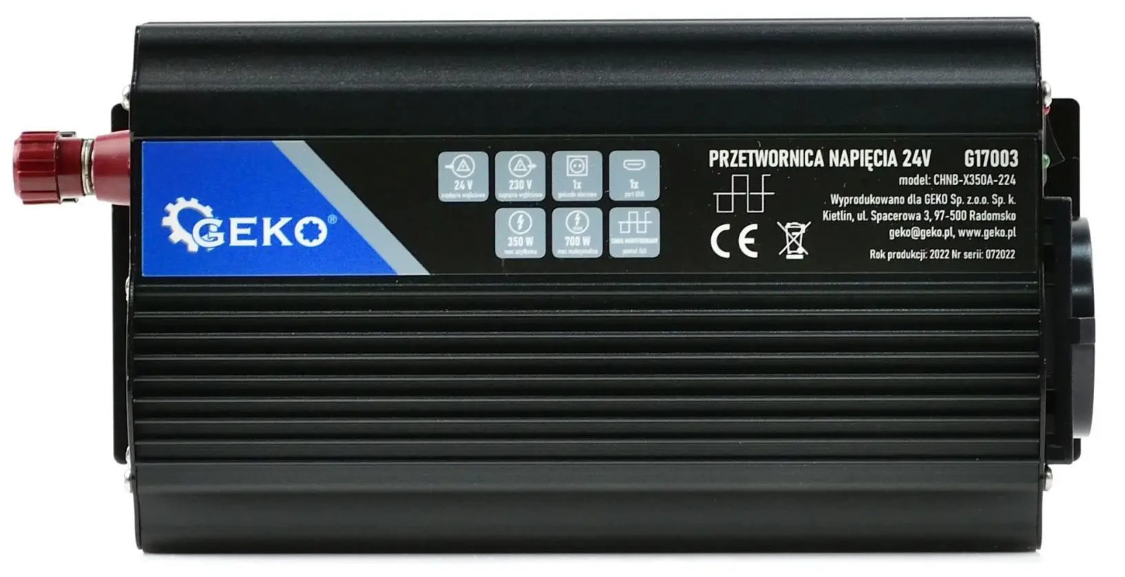 Автомобильный инвертор Geko G17003 (Black)