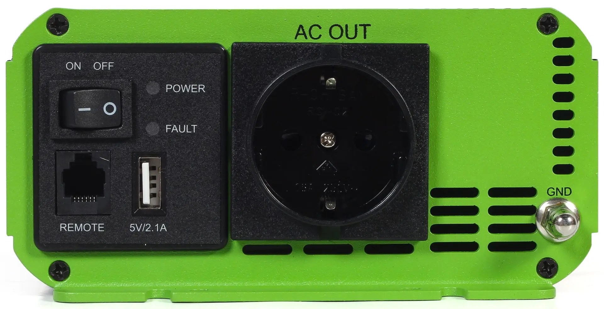 Invertor auto Energenie EG-PWC-PS500-01 (Black/Green)