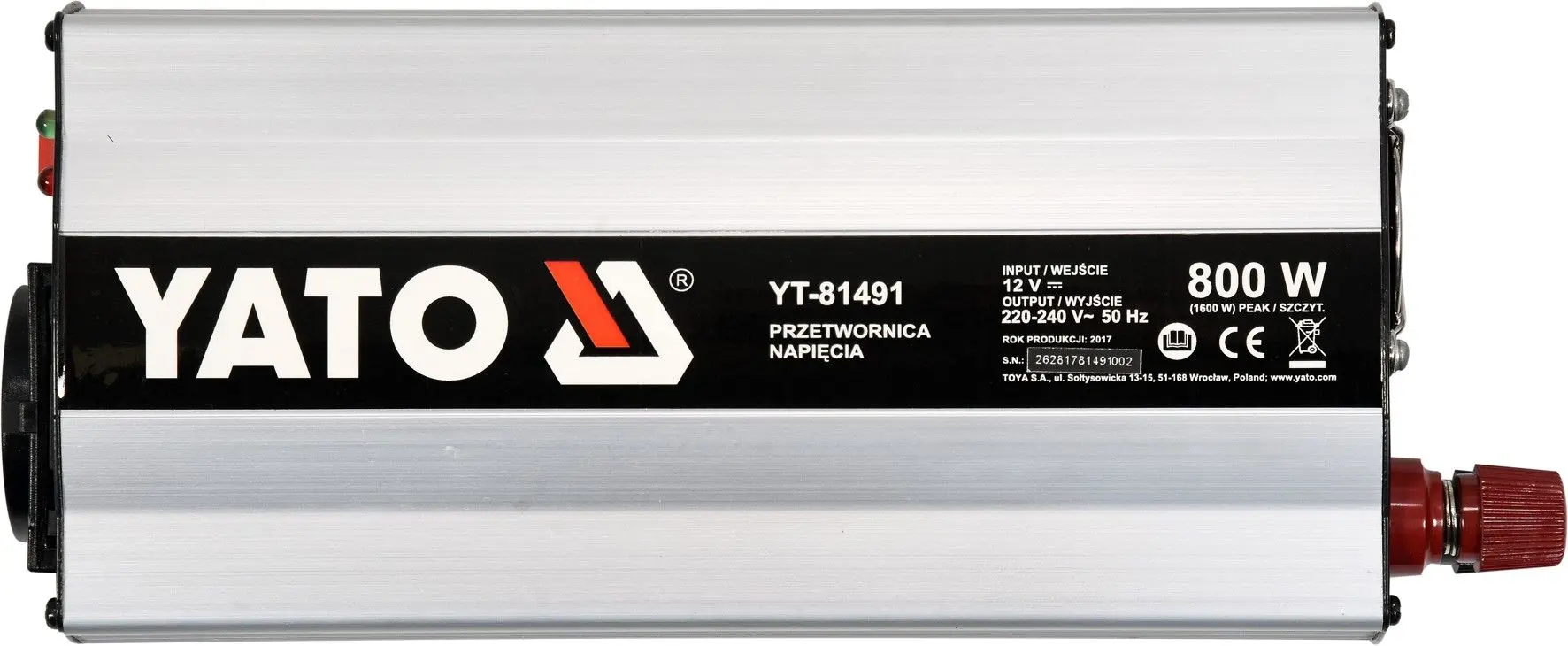 Invertor auto Yato YT-81491 (Silver)