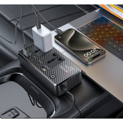 Автомобильный инвертор Yesido VC07 (Black) Thumb