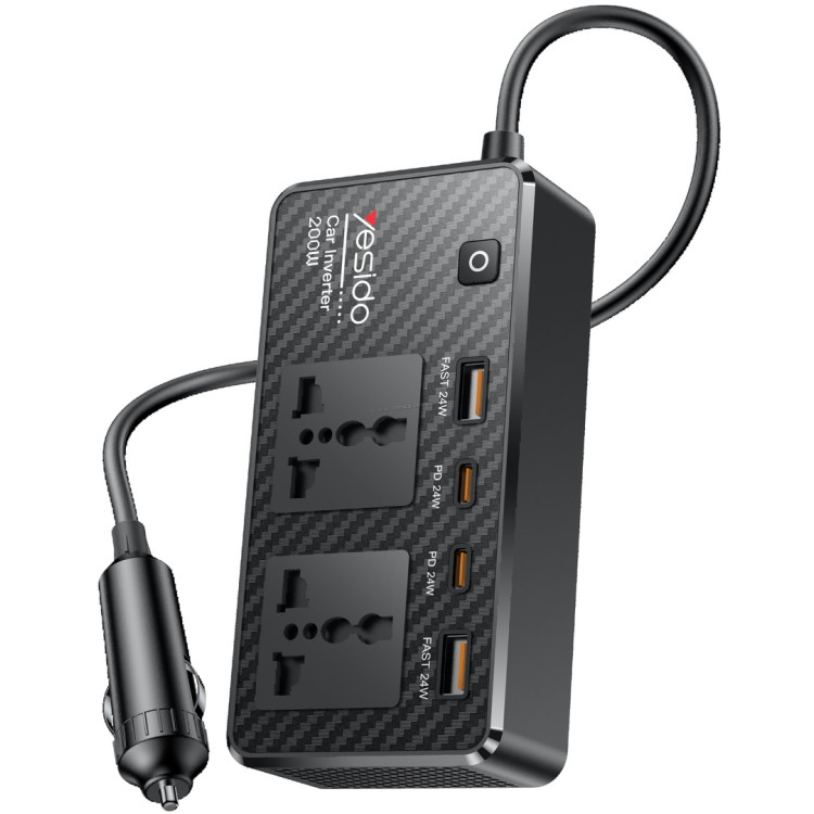 Invertor auto Yesido VC07 (Black)