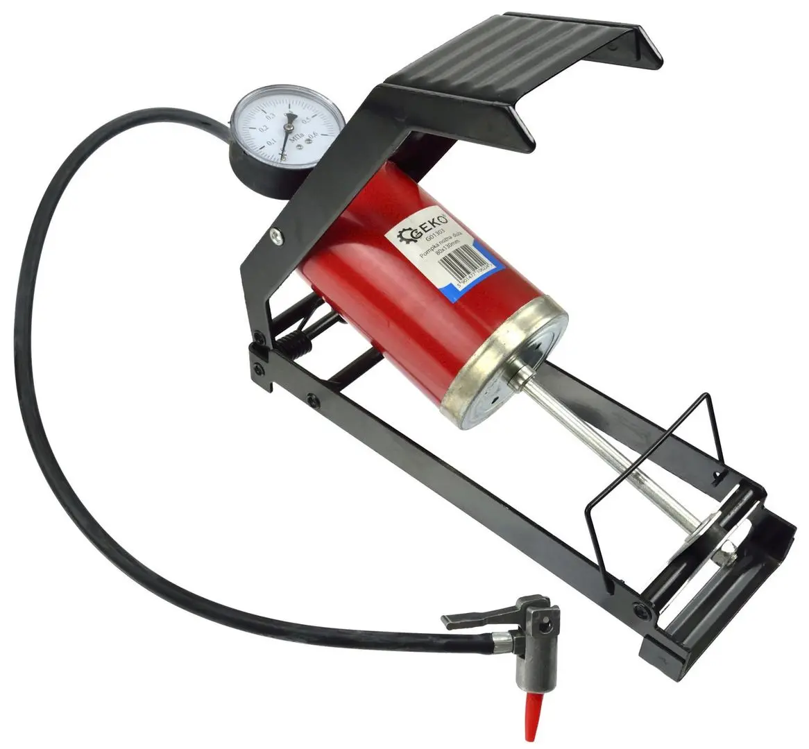 Насос ножной с манометром Geko G01303