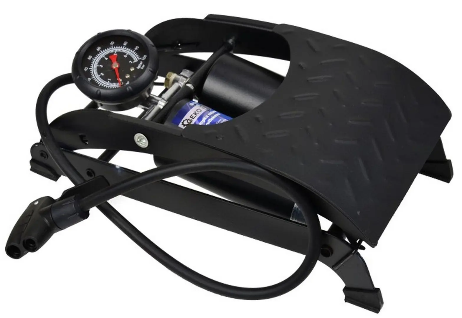 Насос ножной с манометром Geko Profi G01290