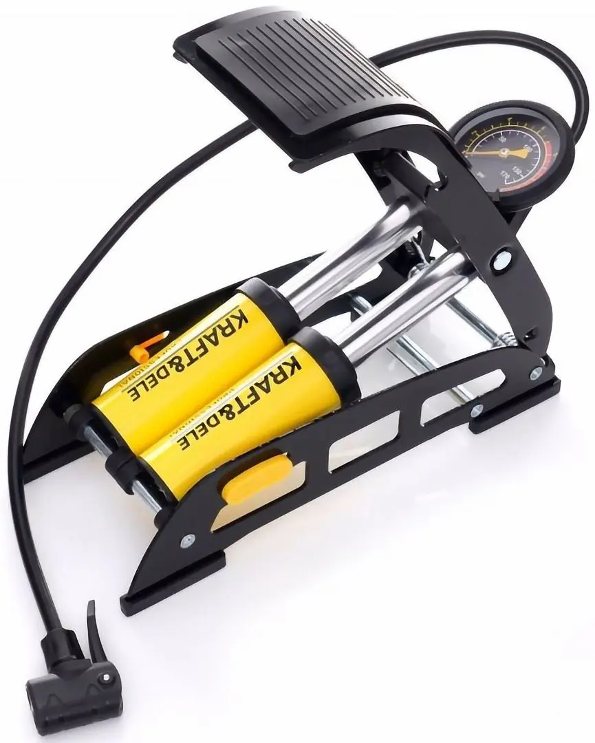 Насос ножной с манометром Kraft&Dele Professional KD11824