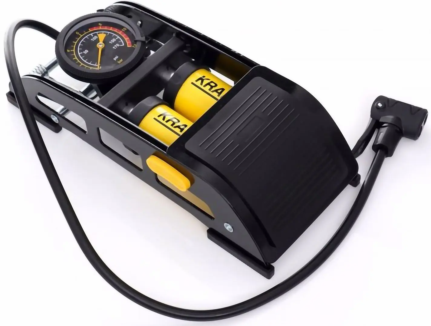 Насос ножной с манометром Kraft&Dele Professional KD11824