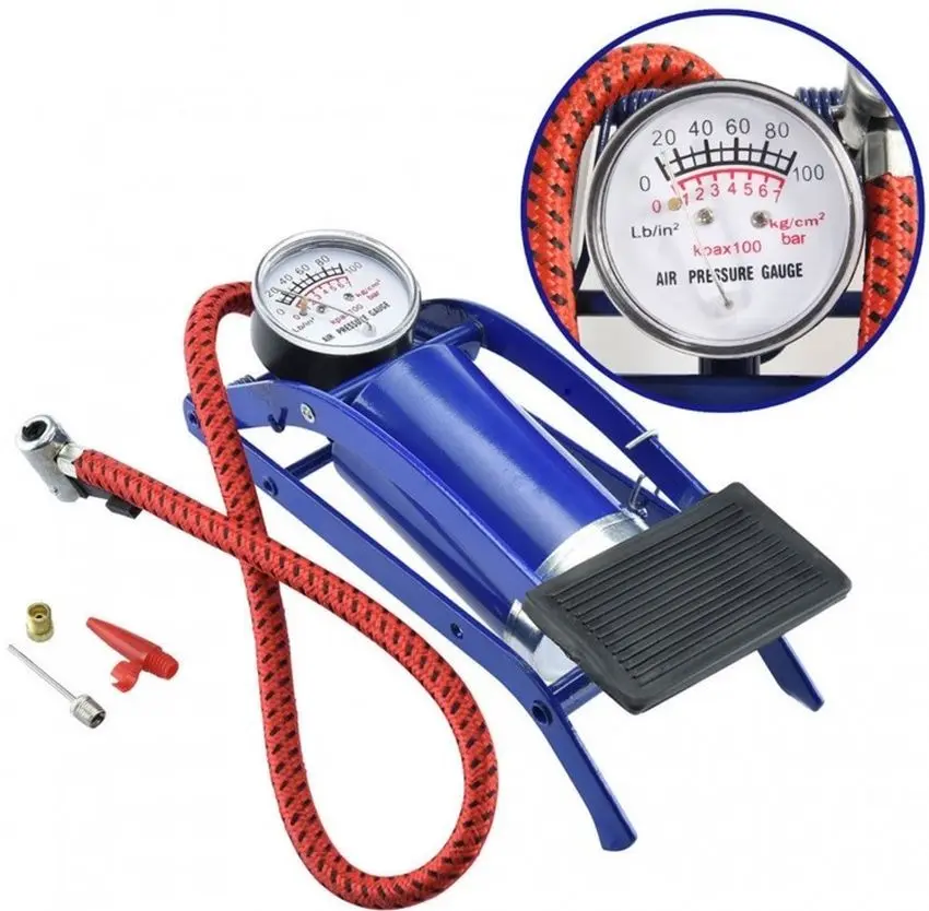 Pompa de picior cu manometru Procart 585947