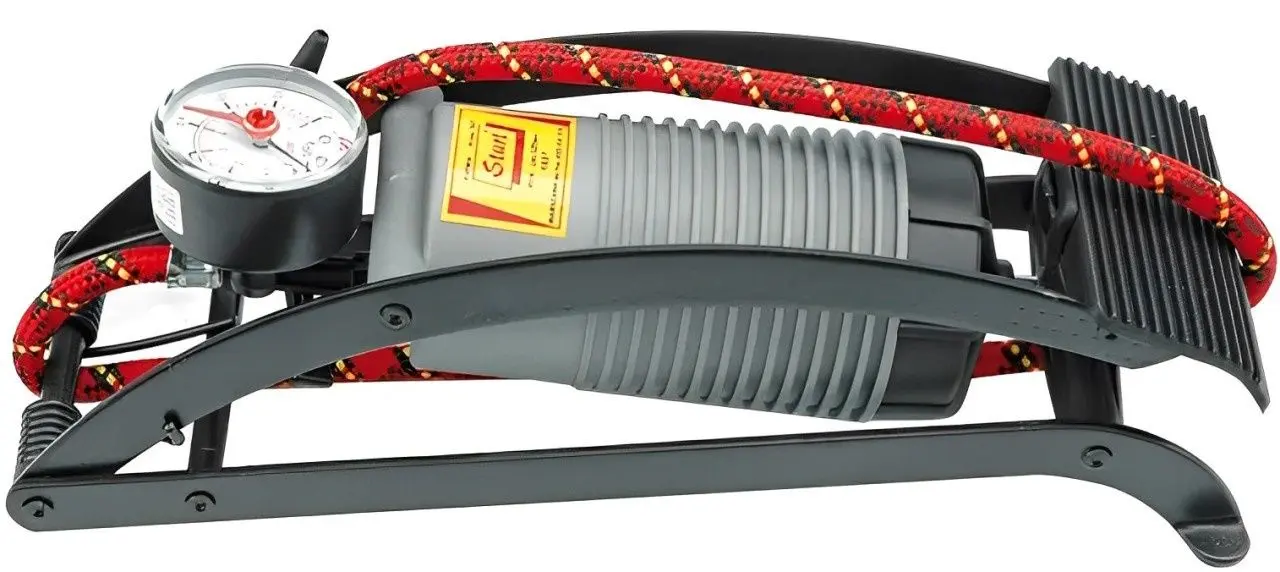 Насос ножной с манометром Toya Start