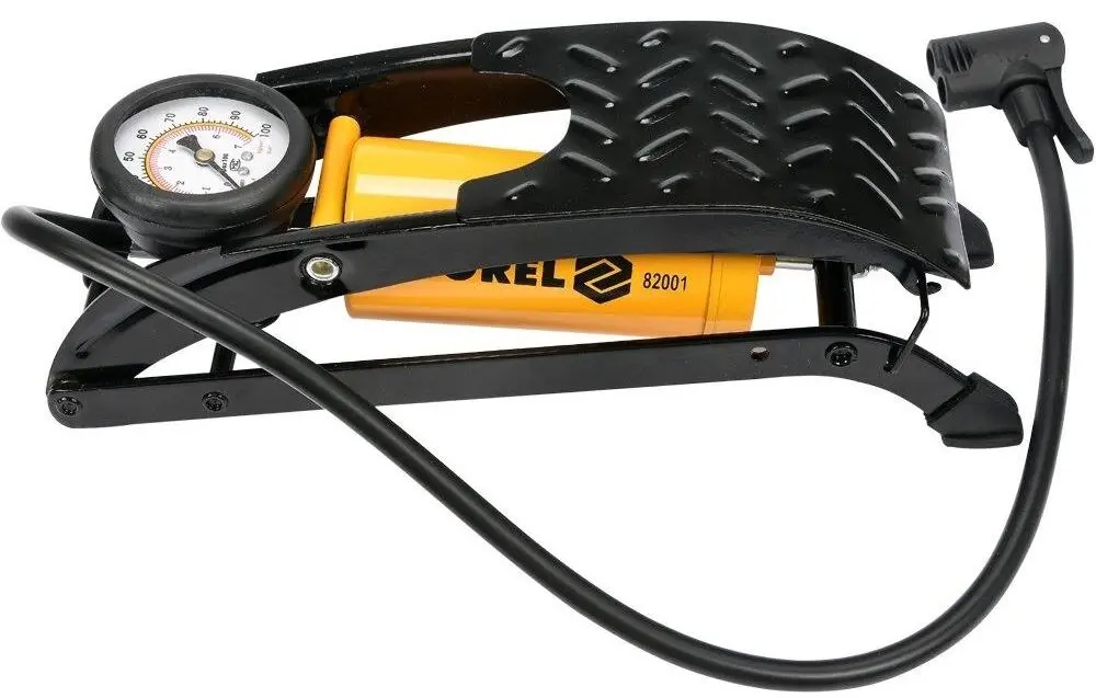 Насос ножной с манометром Vorel 82001