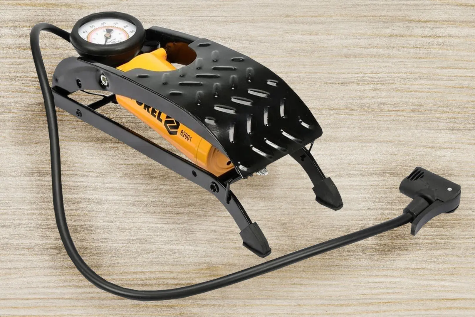 Насос ножной с манометром Vorel 82001