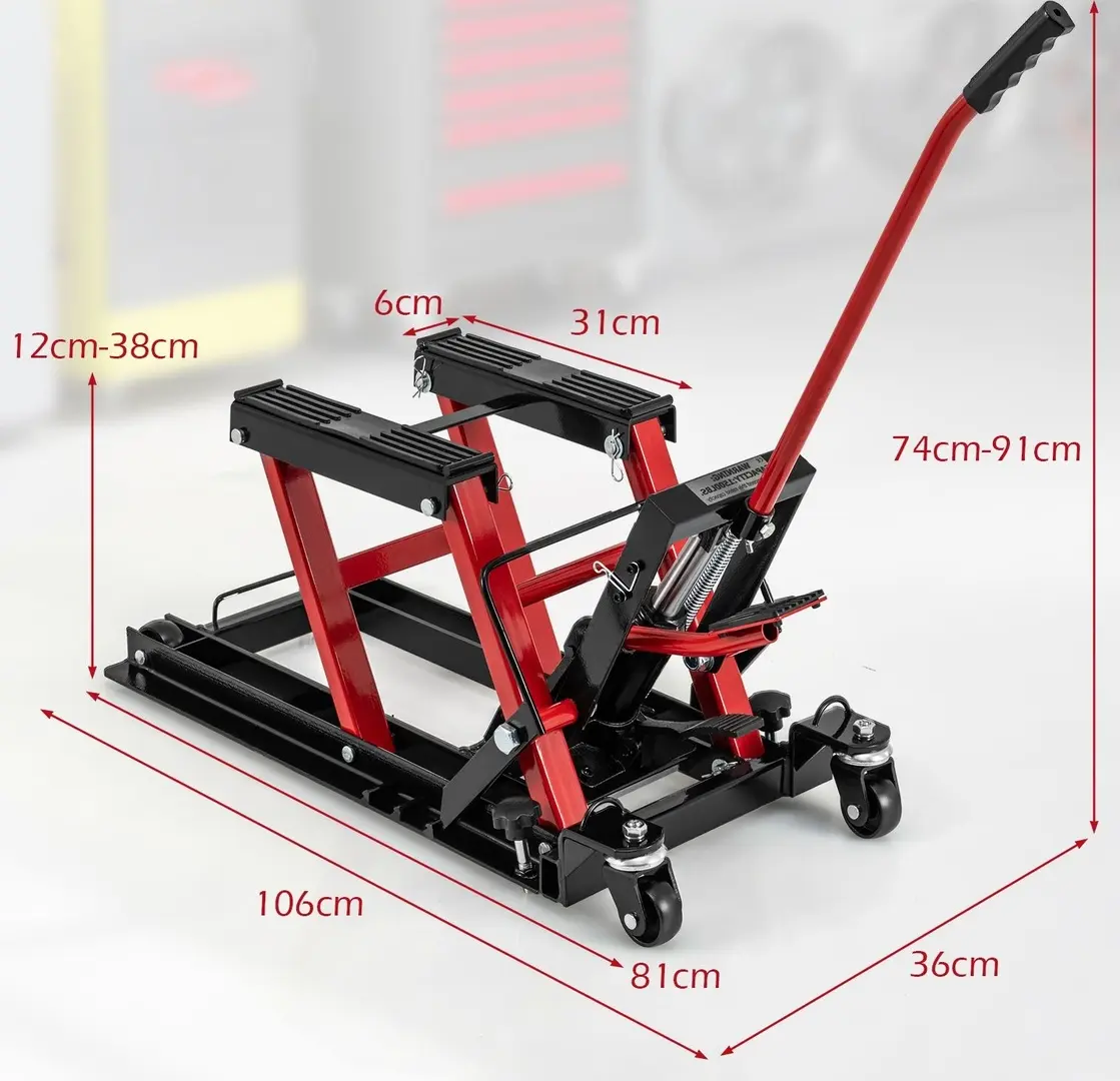 Elevator hidraulic pentru motocicleta Costway TL35740RE - 3