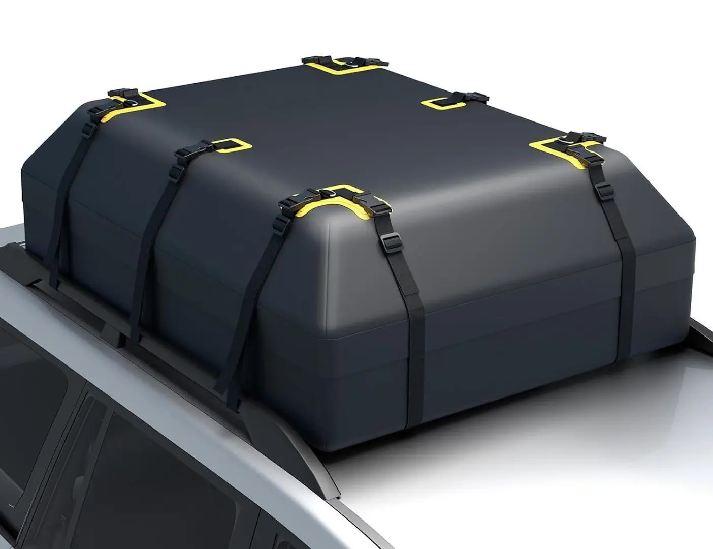 Автомобильный бокс Costway BG52233BK (Black/Yellow)