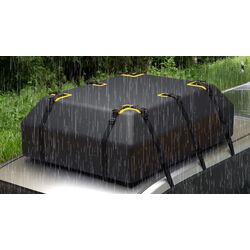 Автомобильный бокс Costway BG52233BK (Black/Yellow) Thumb