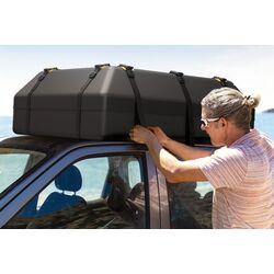 Автомобильный бокс Costway BG52233BK (Black/Yellow) Thumb