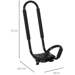 Suport caiac Homcom A32-012 (Black) Thumb