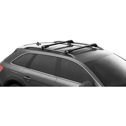 Багажник для авто с гладкой крышей Thule Edge 72100 + 720401 (Black) Thumb