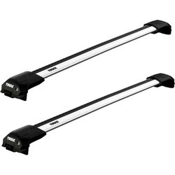Portbagaj pentru masini cu acoperis neted Thule Edge 721100 + 720401 (Aluminum)