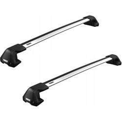 Portbagaj pentru masini cu acoperis neted Thule Edge 721100 + 720500 + 186 (Aluminum)