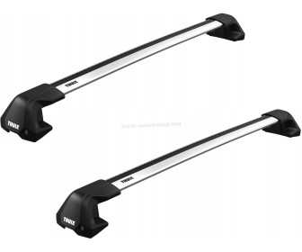 Portbagaj pentru masini cu acoperis neted Thule Edge 721100 + 720500 + 186 (Aluminum)