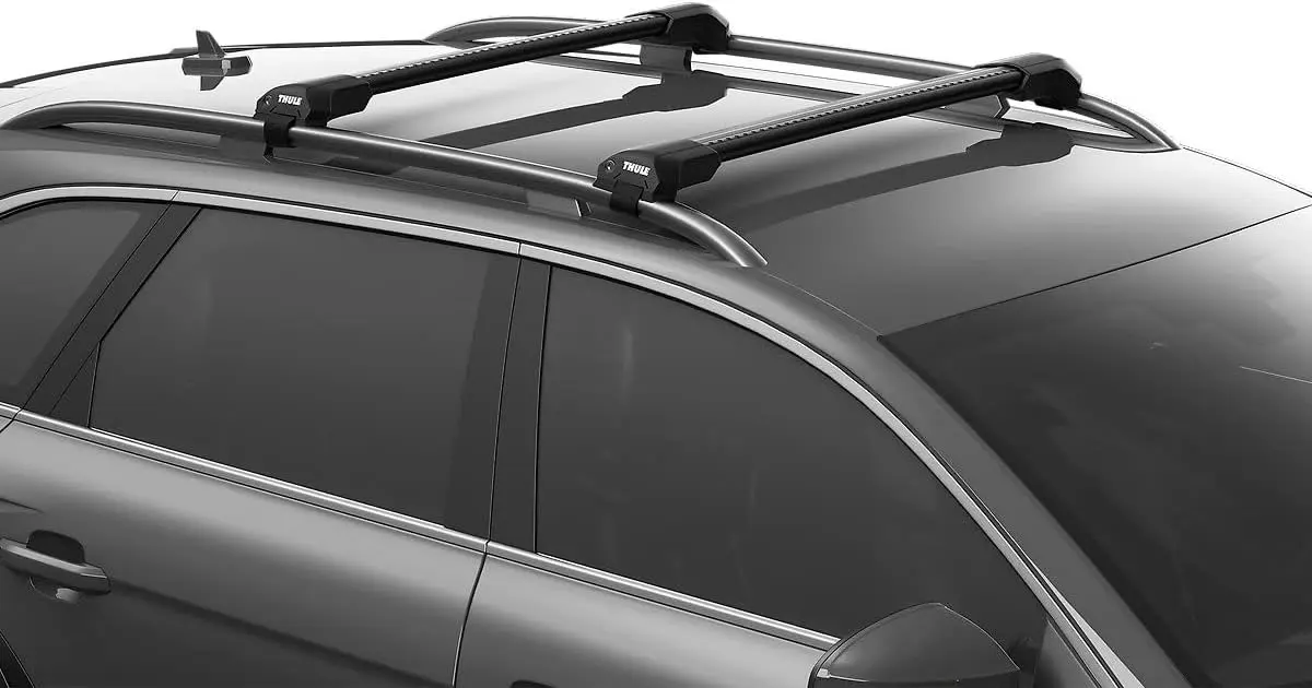 Багажник для авто с гладкой крышей Thule Edge 721200 + 720500 + 186 (Black)