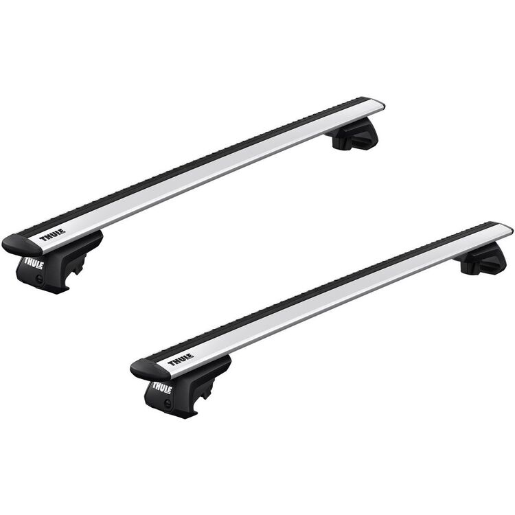 Багажник для авто с гладкой крышей Thule EVO 711100 + 710405 (Aluminum)