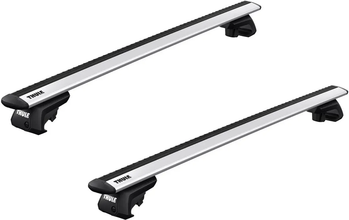 Багажник для авто с гладкой крышей Thule EVO 711100 + 710405 (Aluminum)