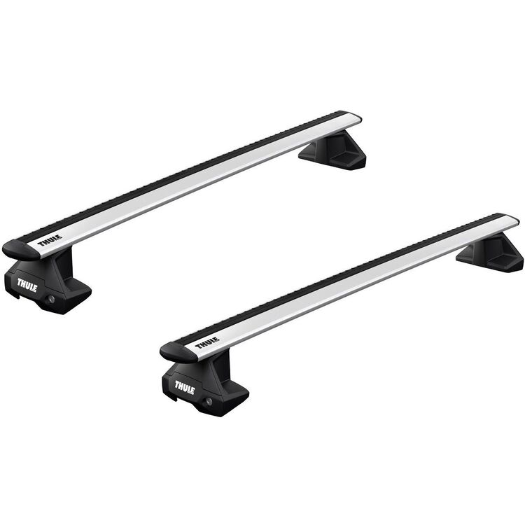 Багажник для авто с гладкой крышей Thule EVO 711100 + 710501 (Aluminum)