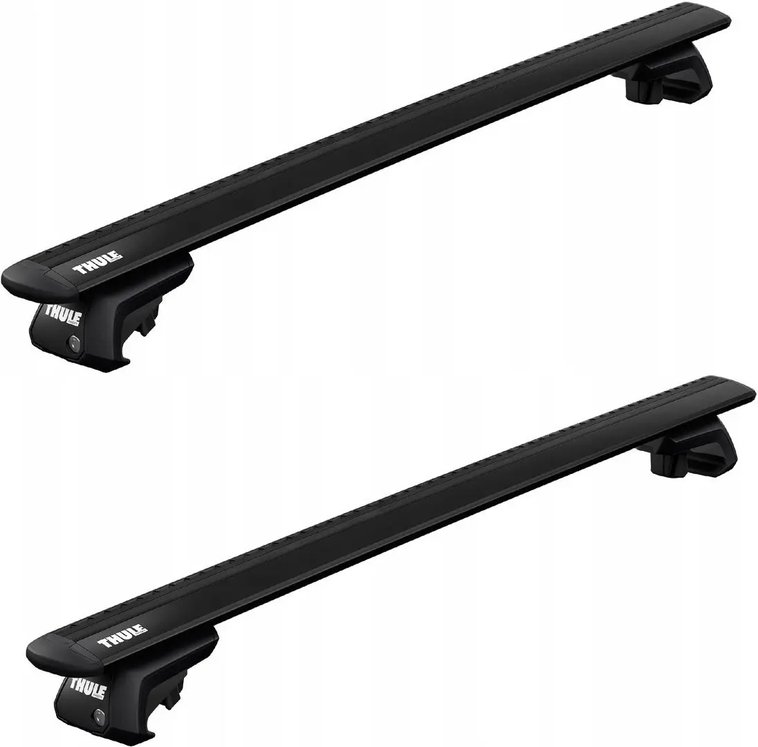 Багажник для авто с гладкой крышей Thule EVO 711200 + 710405 (Black)