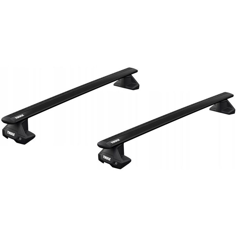 Багажник для авто с гладкой крышей Thule EVO 711200 + 710501 (Black)