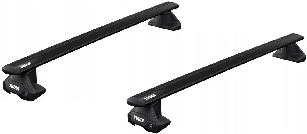 Багажник для авто с гладкой крышей Thule EVO 711200 + 710501 (Black)