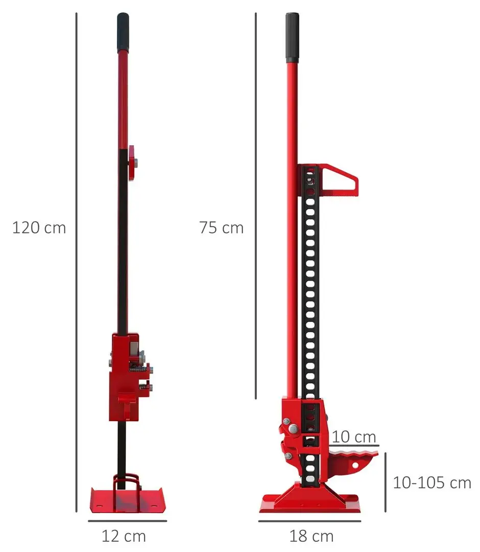 Cric hidraulic Homcom C20-059V00RD