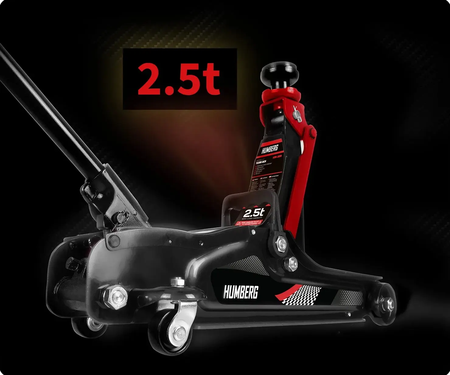 Cric hidraulic Humberg HM-380 538000 (Red/Black) - 13