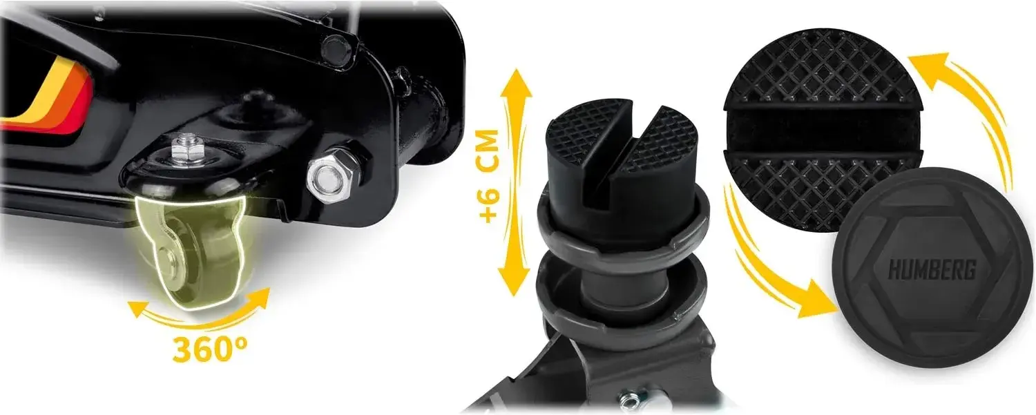 Cric hidraulic Humberg HM-380 538001 (Black) - 11