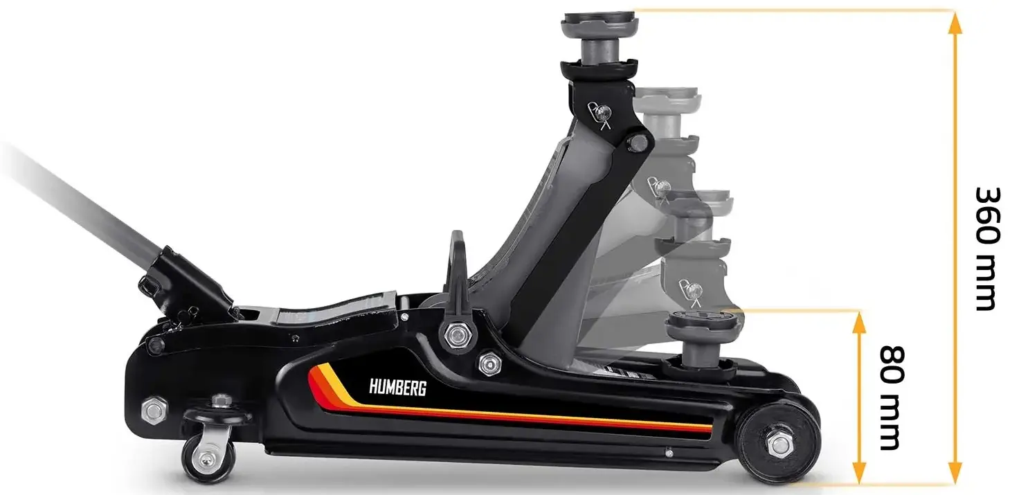 Cric hidraulic Humberg HM-380 538001 (Black) - 3