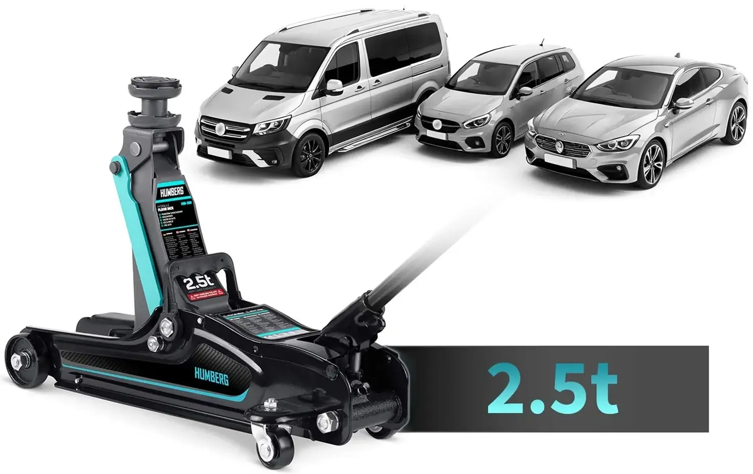 Cric hidraulic Humberg HM-380 (Blue/Black) - 4