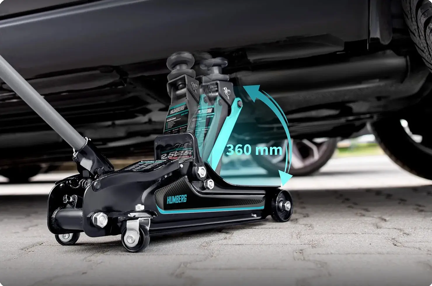 Cric hidraulic Humberg HM-380 (Blue/Black) - 5